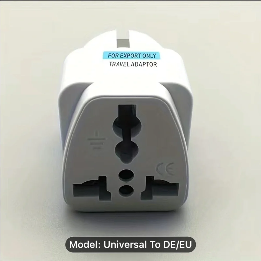 1pc International Travel Universal Adapter Electrical Plug, UK US EU AU To DE